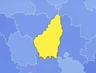 Ardèche sur la carte