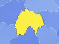 Cantal sur la carte