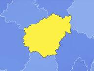 Corrèze sur la carte