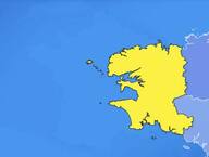 Finistère sur la carte