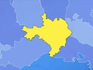 Gard sur la carte