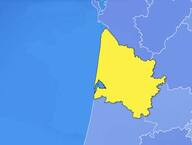 Gironde sur la carte