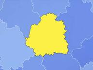 Indre sur la carte