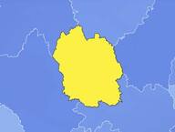 Lozère sur la carte