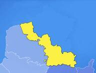 Nord sur la carte