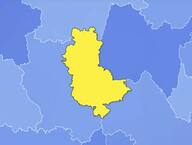 Rhône sur la carte