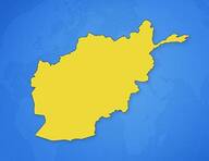 Afghanistan sur la carte