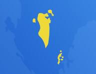 Bahreïn sur la carte