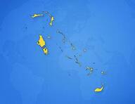 Bahamas sur la carte