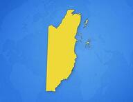 Belize sur la carte