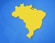 Brésil sur la carte