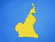 Cameroun sur la carte