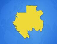 Gabon sur la carte