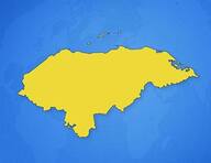 Honduras sur la carte