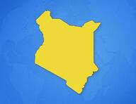 Kenya sur la carte
