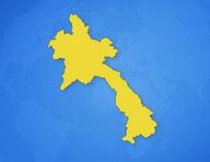 Laos sur la carte