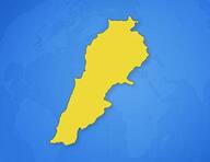 Liban sur la carte