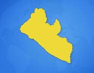 Liberia sur la carte