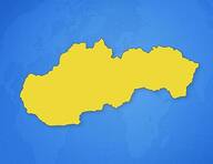 Slovaquie sur la carte