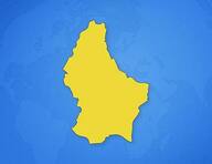 Luxembourg sur la carte