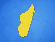 Madagascar sur la carte