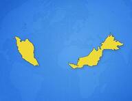 Malaisie sur la carte