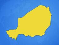 Niger sur la carte