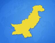Pakistan sur la carte
