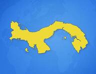 Panama sur la carte