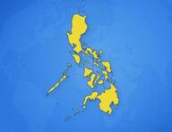 Philippines sur la carte