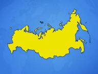 Russie sur la carte