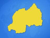Rwanda sur la carte