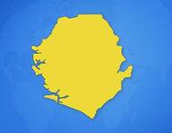 Sierra Leone sur la carte
