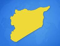 Syrie sur la carte