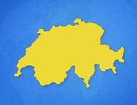 Suisse sur la carte