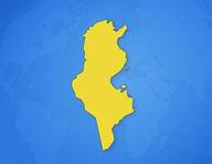 Tunisie sur la carte