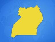 Ouganda sur la carte