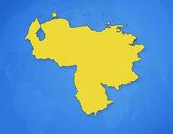 Venezuela sur la carte