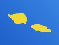 Samoa sur la carte