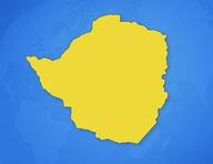 Zimbabwe sur la carte